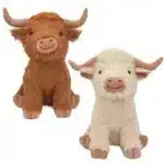 Highland Cow Dog Toy 8" - Image 2