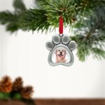 Paw Print Holiday Picture Ornament - Image 3