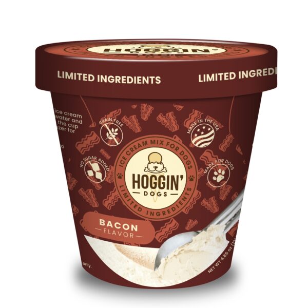 Hoggin' Dogs Ice Cream Mix - Bacon, Pint Size, 4.65 oz