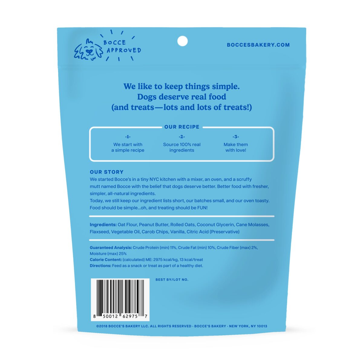 Bocce's Bakery Campfire S'mores Soft & Chewy Dog Treats 6oz - Image 2