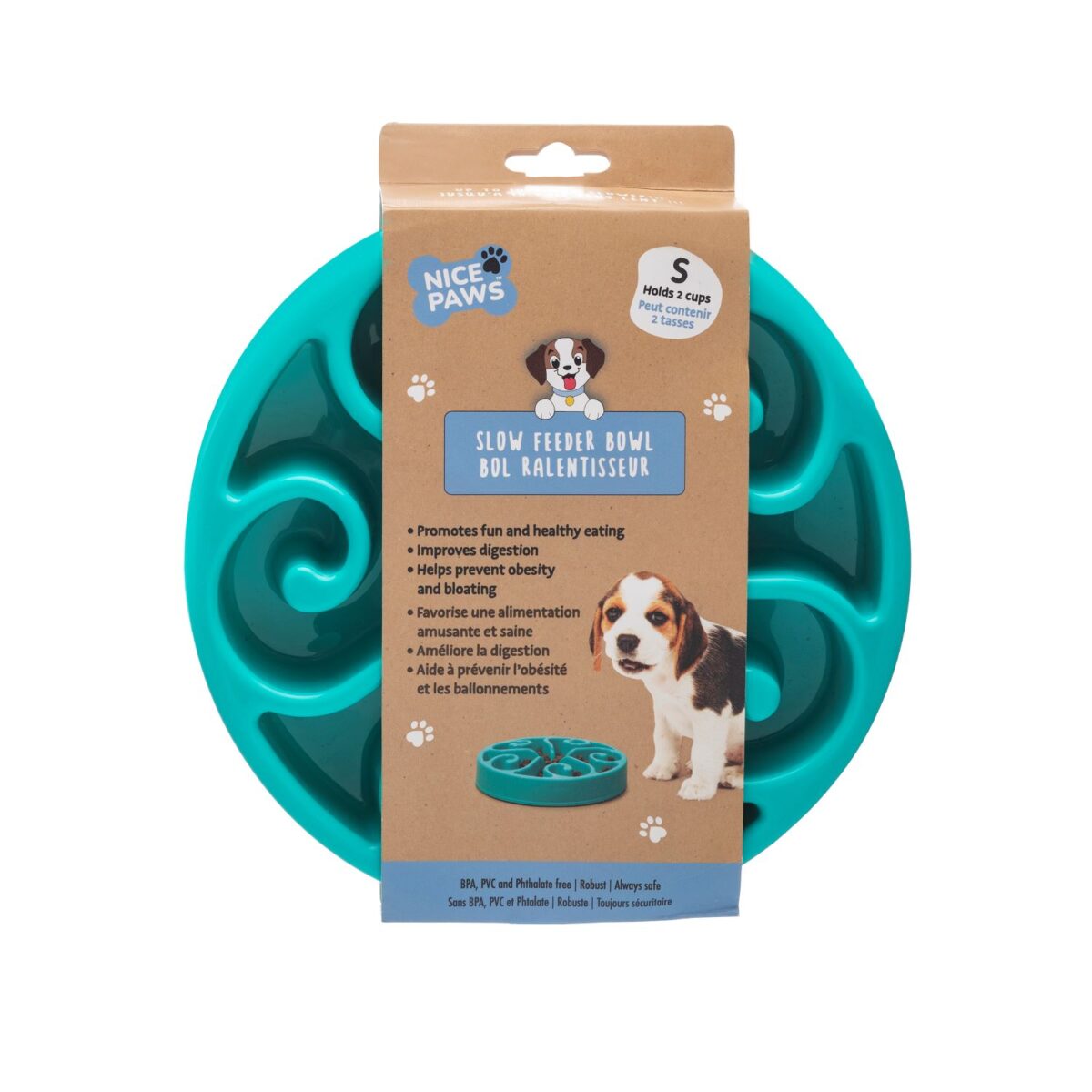 Nice Paws Slow Feeder Bowl 2 Cups - Image 2