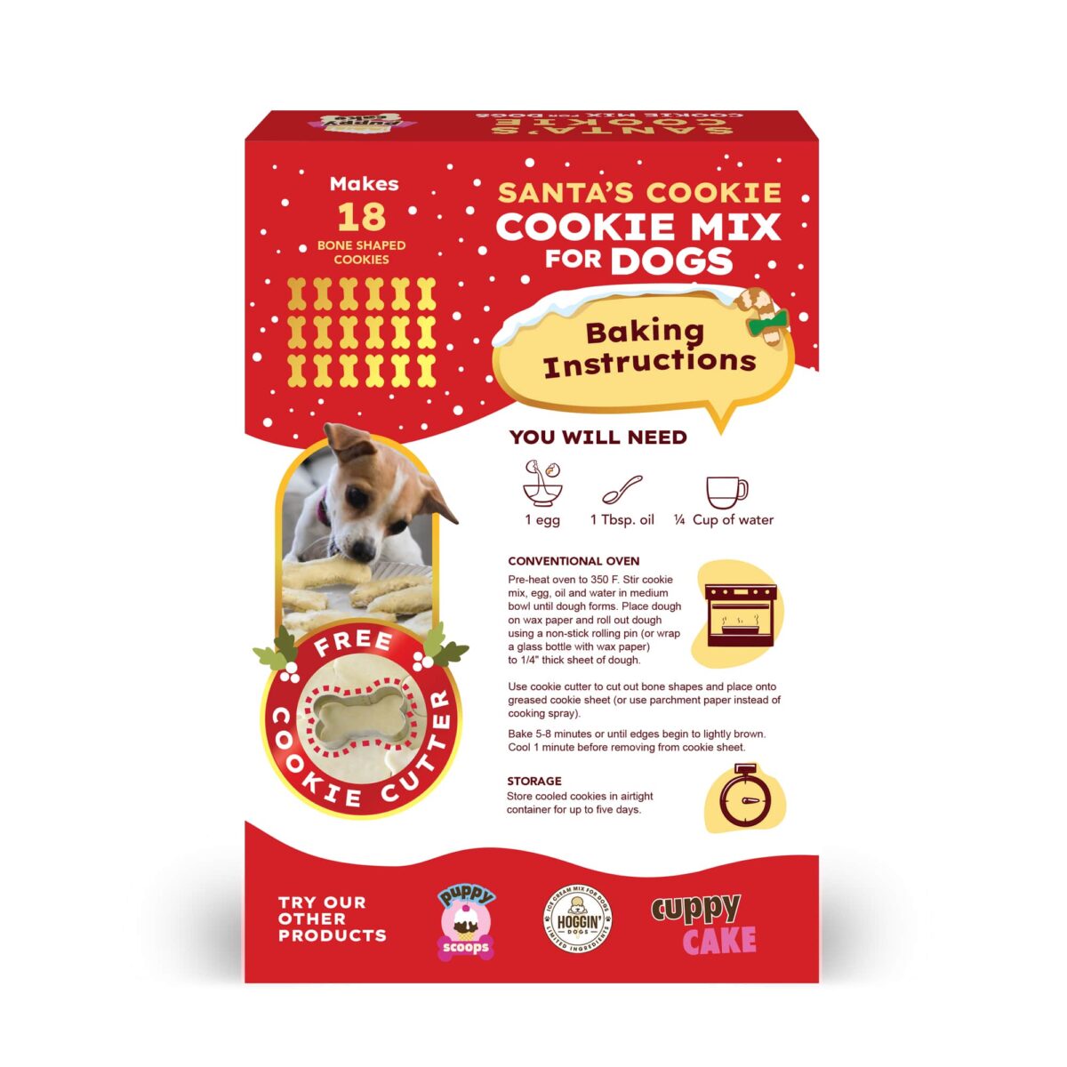 Santa's Cookie Mix and Cookie Cutter (wheat-free) - Image 2