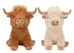 Highland Cow Dog Toy 8"