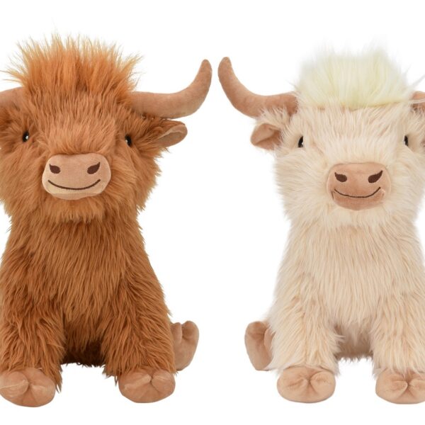 Highland Cow Dog Toy 8"