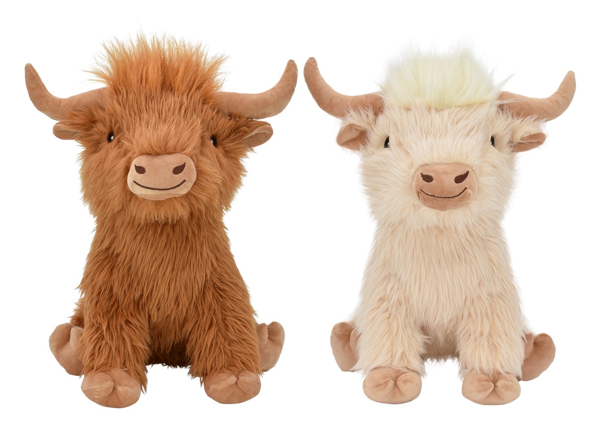 273895_Image622 Highland Cow Dog Toy 8" - Image 1