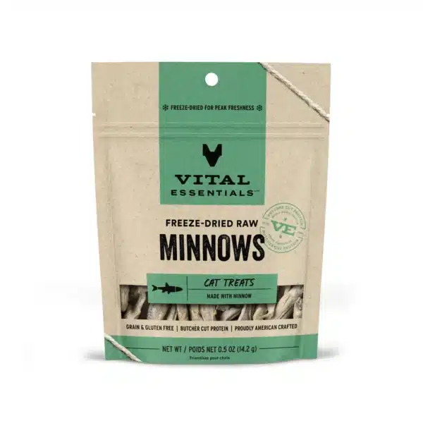Vital Essentials Minnows Freeze-dried Cat Treats 0.5 oz