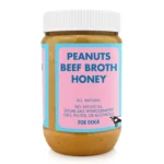 BEEF BROTH BUDDY BUDDER - 100% natural for Dog Peanut Butter, Made in USA 17oz jar - Image 3