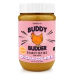 CHICKEN COLLAGEN BUDDY BUDDER- 100% natural Dog Peanut Butter, Made in USA 17oz jar