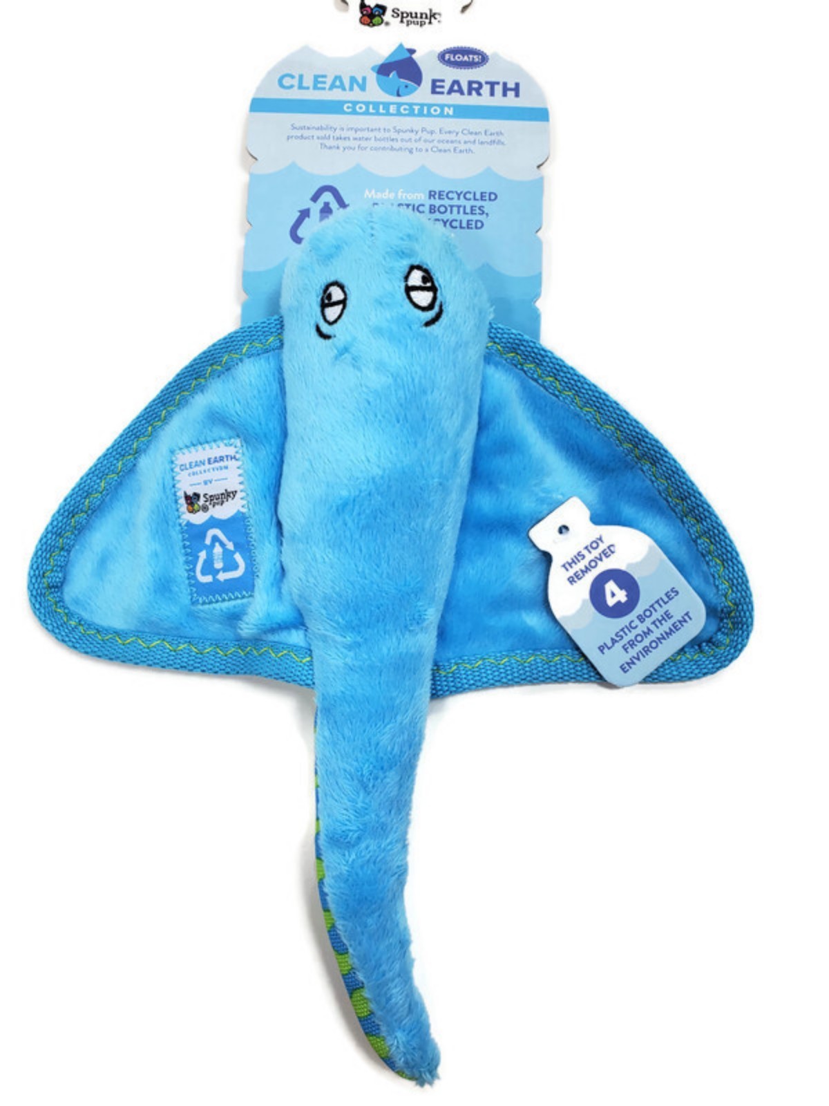 Clean Earth Plush Stingray - Image 3