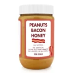 Bangin Bacon BUDDY BUDDER- 100% natural Dog Peanut Butter, Made in USA 17oz jar - Image 2