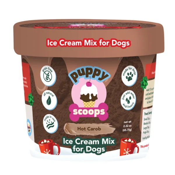 Puppy Scoops Ice Cream Mix - Hot Carob, Cup Size, 2.32 oz
