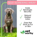 Vet Worthy Pet Self Adhering Wrap Paw Prints - Image 3