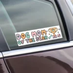 "Dog Mom of the Year" Bumper Sticker - Image 4