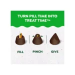 Greenies Value Pack Pill Pockets for Dogs Capsule - Hickory Smoke, Pack of 60 - Image 3