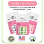 Vet Worthy Pet Self Adhering Wrap Paw Prints - Image 2