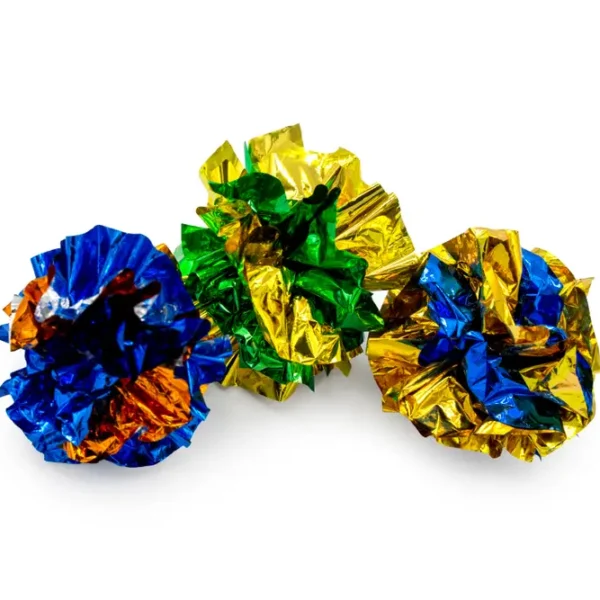 Crinkle Ball 1.5" Cat Toy
