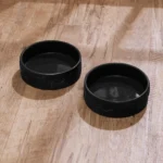 Manor Black Dog Bones Pet Bowl - Image 2