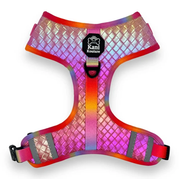 Fuchsia Meadows - Adjustable PU Leather Harness
