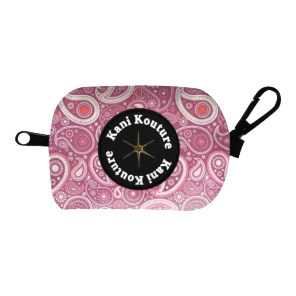 Pink Paisley - Poop Bag Dispenser