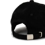 Black Corduroy Dog Dad Hat - Image 4