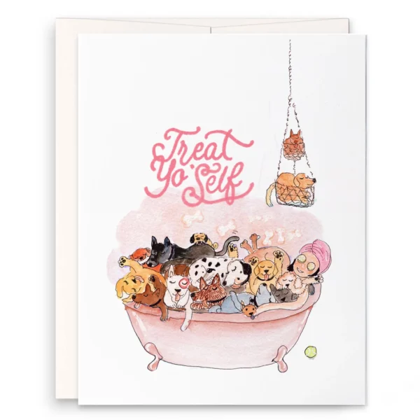 Dog Spa - Funny Birthday Card