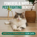 TropiClean Natural Flea & Tick Cat Waterless Shampoo, 7.4oz - Image 5