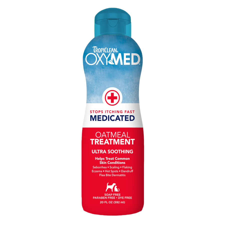 gwdu8dimutrufq93sudi TropiClean OxyMed Medicated Anti-Itch Treatment Rinse for Pets, 20oz - Image 1