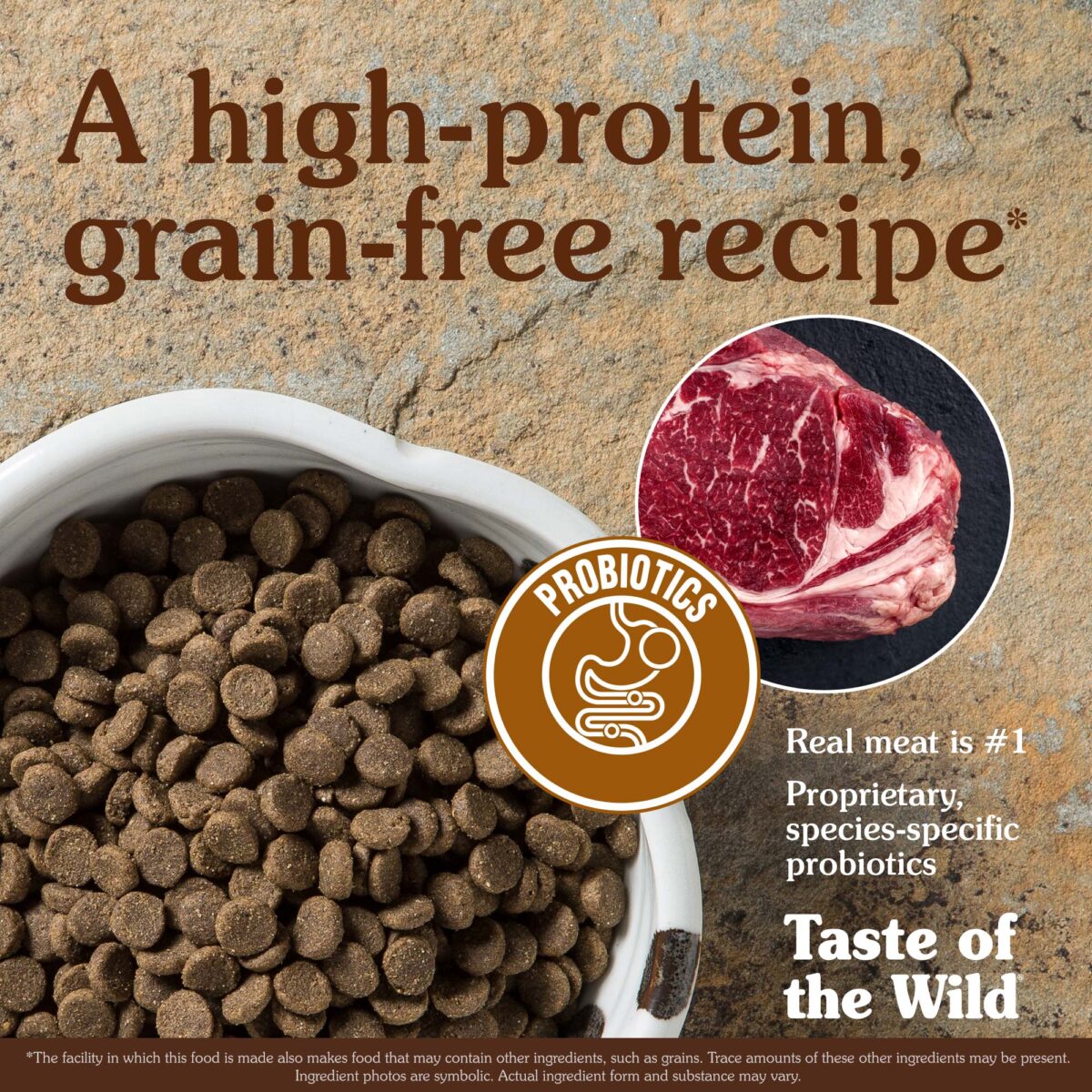 Taste of the Wild High Prairie Adult Grain-Free Roasted Bison and Roasted Venison Dry Dog Food - Image 3