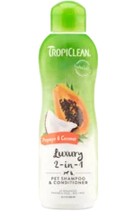 Papaya & Coconut 2-In-1 Shampoo and Conditioner for Pets, 20oz