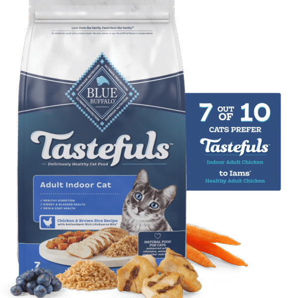 BLUE Tastefuls™ Adult Indoor Chicken and Brown Rice Recipe 7lb