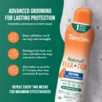 TropiClean Natural Flea + Tick Soothing Shampoo for Dogs, 20oz - Image 2