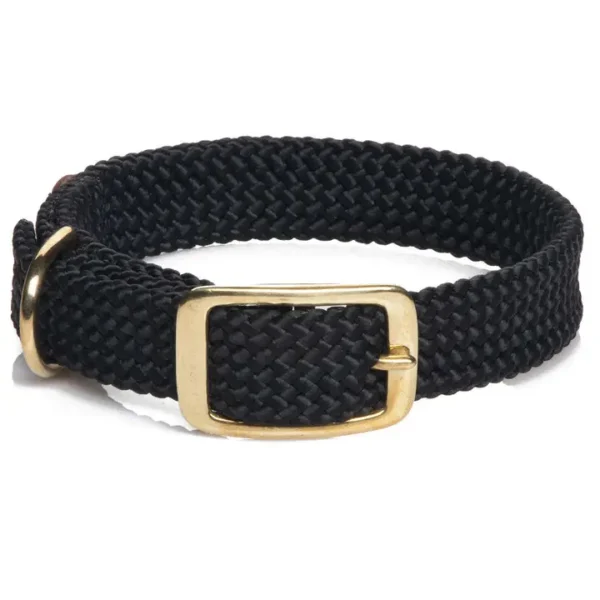 Double Braid Collars - 1" w/Brass Hardware