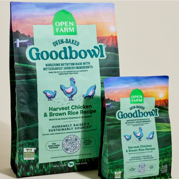 Open Farm Goodbowl™ Harvest Chicken & Brown Rice Dog Kibble