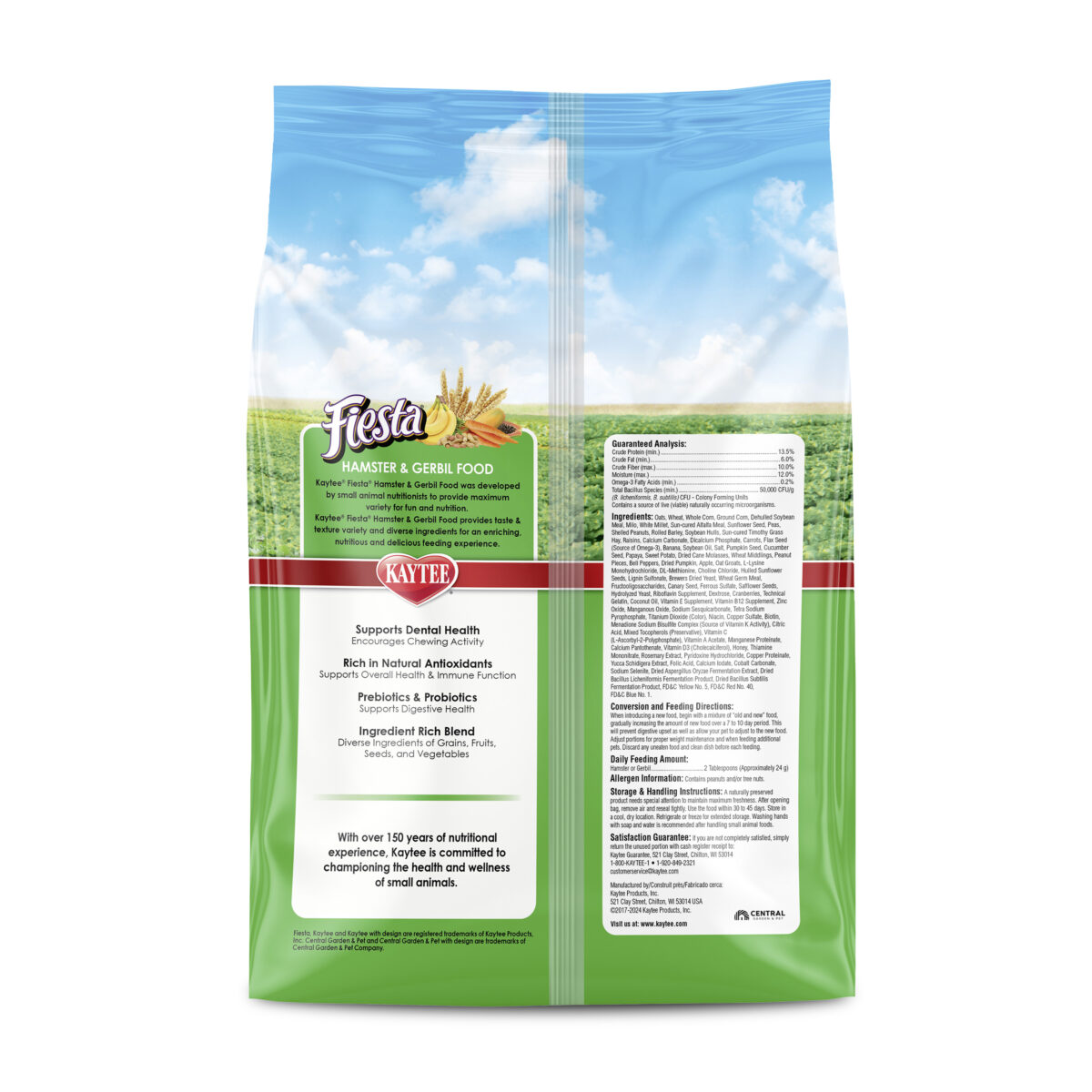 Kaytee Fiesta Max Hamster & Gerbil 2.5lb - Image 2