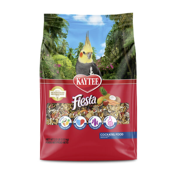 Kaytee Fiesta Cockatiel Food, 2.5lb bag