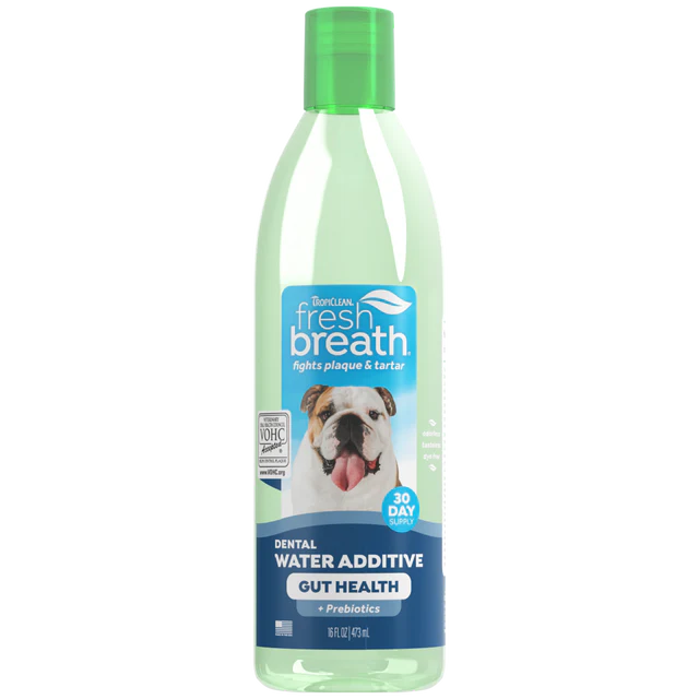 xtfdsaszdbxqf2vicgon TropiClean Fresh Breath Dental Water Additive Plus Gut Health for Dogs - Image 1