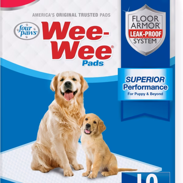Four Paws Wee-Wee Superior Performance Dog Pee Pads, 22 x 23-in, 10 count