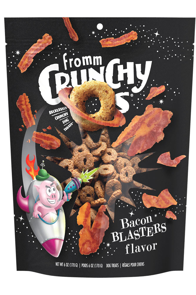 crunchy-os-dog-treat-bacon-blasters_6oz_072705122103_h1k Crunchy Os Bacon Blasters - Image 1