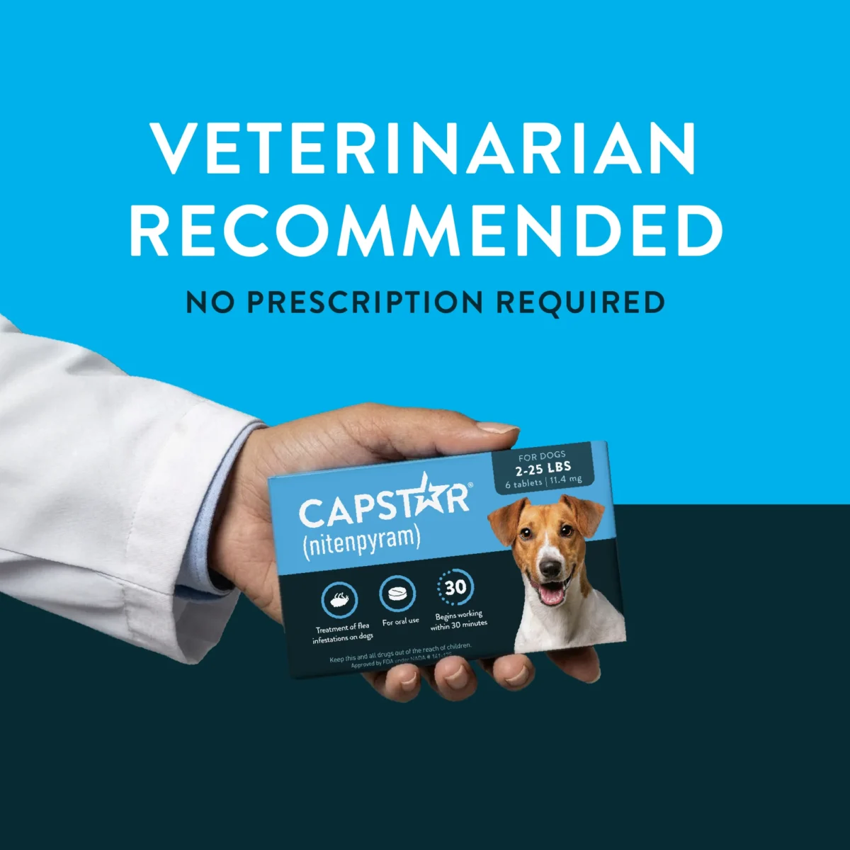 CAPSTAR® (nitenpyram) Oral Flea Treatment for Dogs - 6 Doses - Image 5
