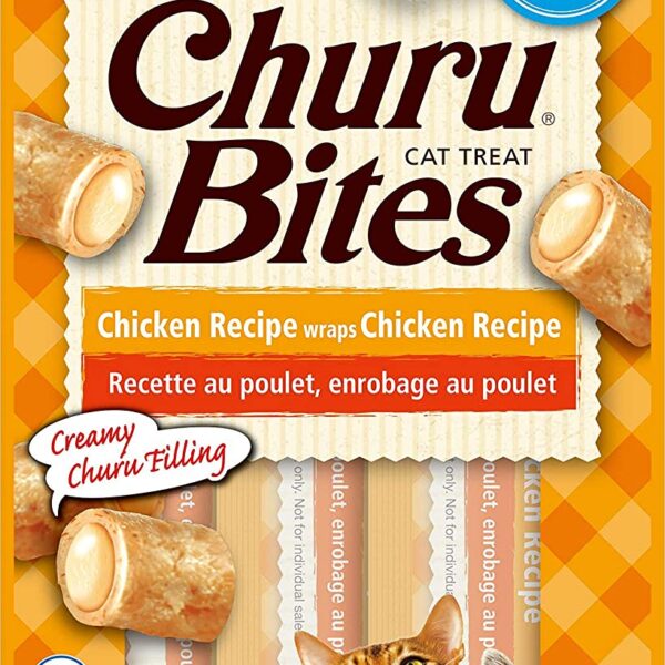 Inaba Churu Bites Chicken Wraps Chicken Cat Treats, 1.05 oz.