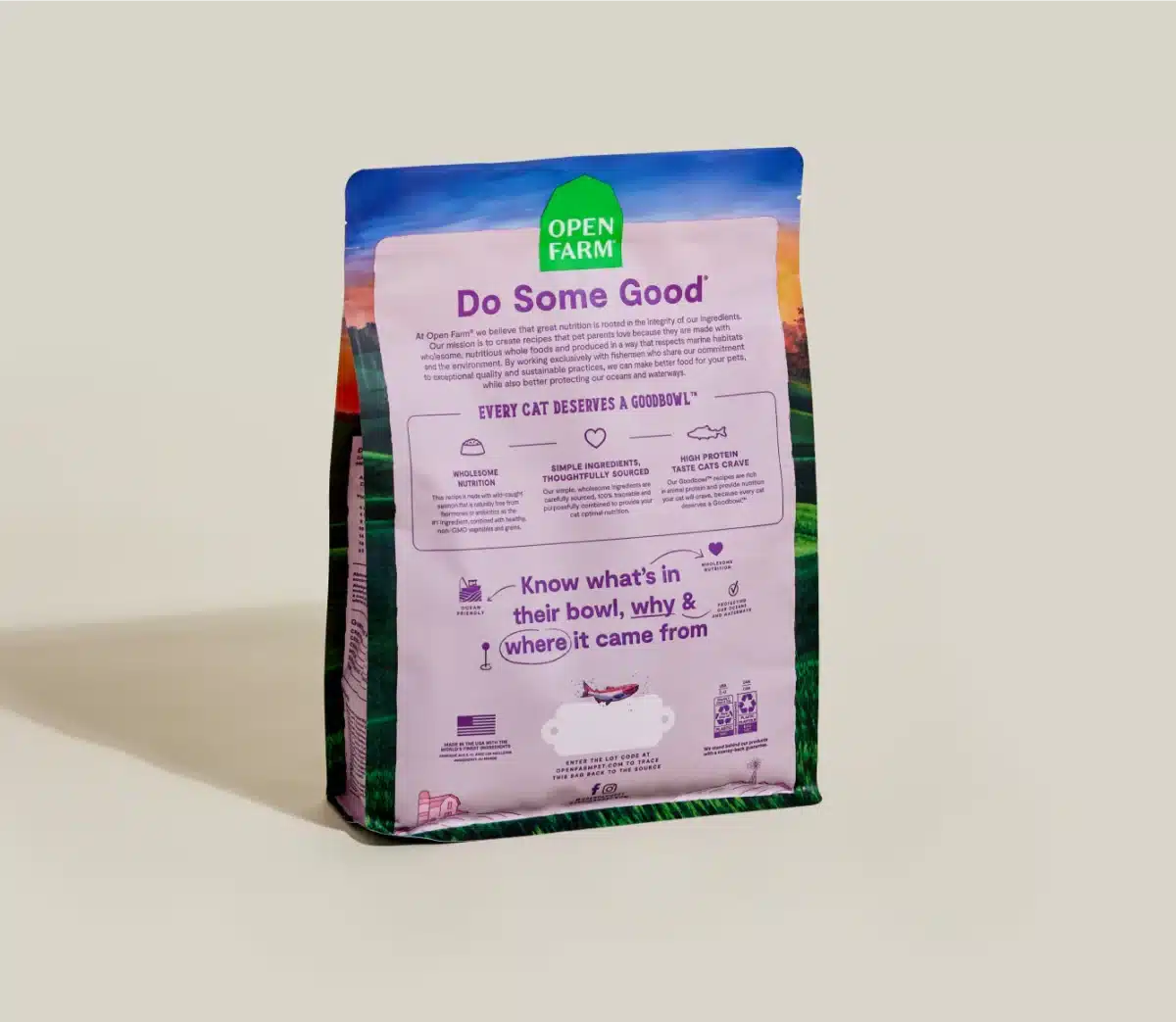 Goodbowl™ Wild-Caught Salmon & Brown Rice Cat Kibble - Image 6