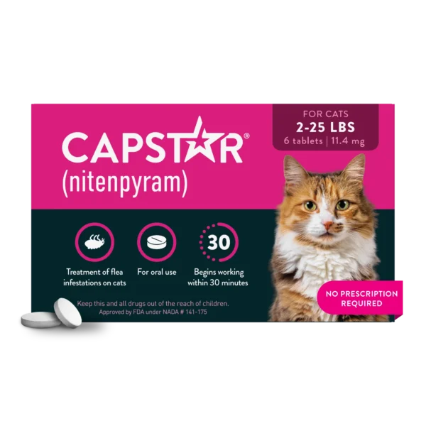 CAPSTAR® (nitenpyram) Oral Flea Treatment for Cats - 6 Doses