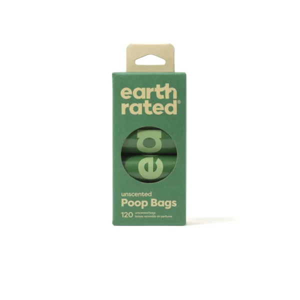 Earth Rated Unscented Poop Bags 8 Refill Rolls