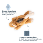 Stuffless Elephant Squeaker Dog Toy - Image 4