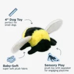 Bee with Squeaker Dog Toy - Image 2