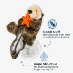 Sloth Rope Body Dog Toy - Image 4