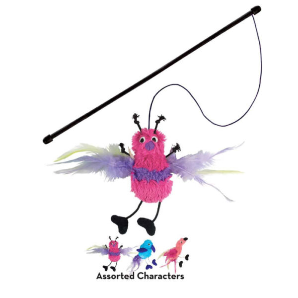 KONG Active Feather Teaser Cat Toy, Color Varies