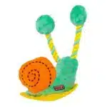 Bendeez™ Snail Plush Dog Toy with Flexible Rope Core & Squeaker - Image 10