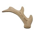 Natural Leather Antler Dog Toy