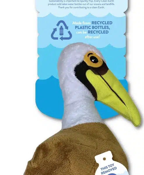 Spunky Pup's Clean Earth Plush Pelican
